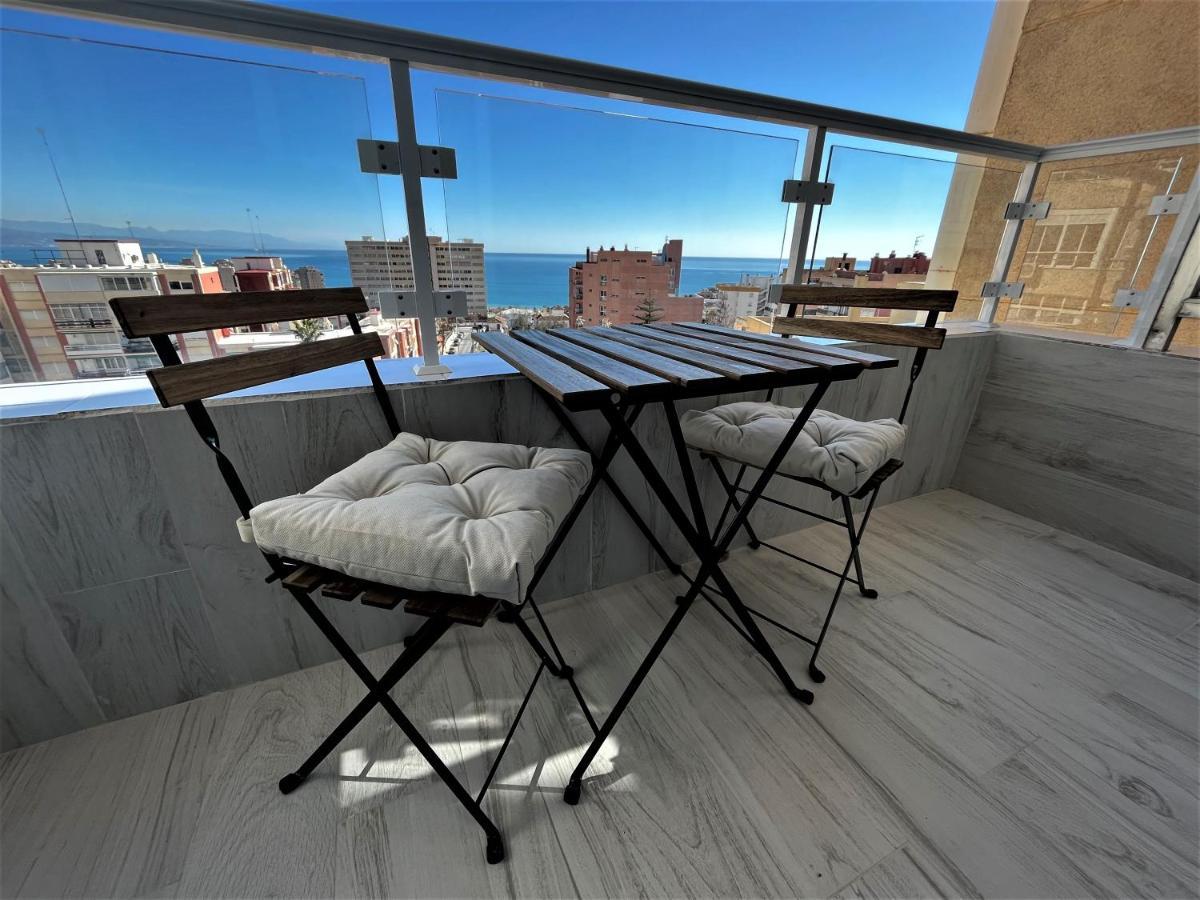 Ver853 - Estudio Con Terraza Vistas Al Mar, Piscina, Playa, Centro Torremolinos Dış mekan fotoğraf