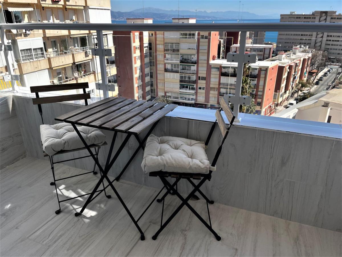 Ver853 - Estudio Con Terraza Vistas Al Mar, Piscina, Playa, Centro Torremolinos Dış mekan fotoğraf