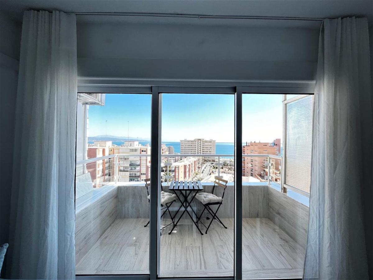 Ver853 - Estudio Con Terraza Vistas Al Mar, Piscina, Playa, Centro Torremolinos Dış mekan fotoğraf
