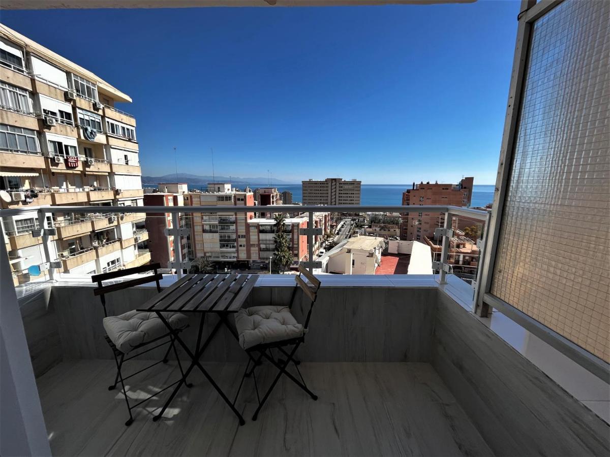 Ver853 - Estudio Con Terraza Vistas Al Mar, Piscina, Playa, Centro Torremolinos Dış mekan fotoğraf